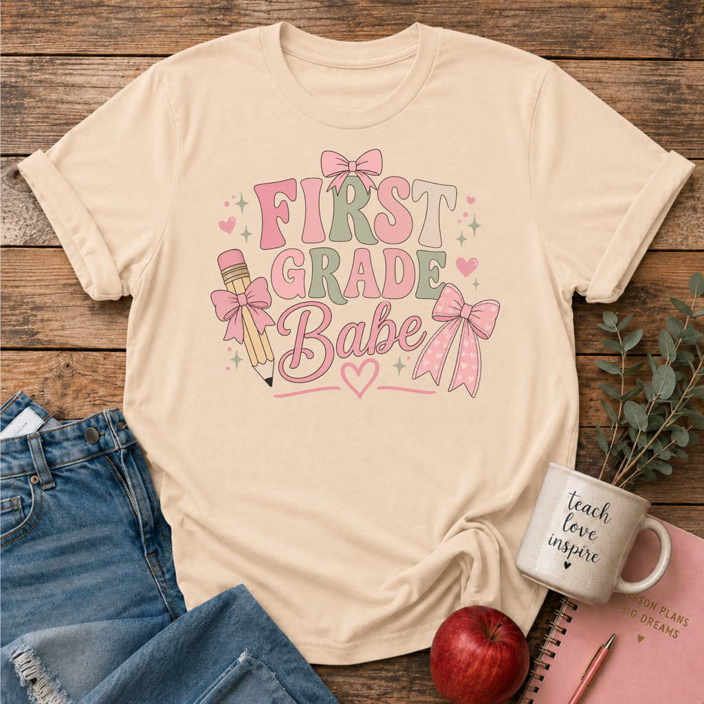 First Grade Babe T-shirt