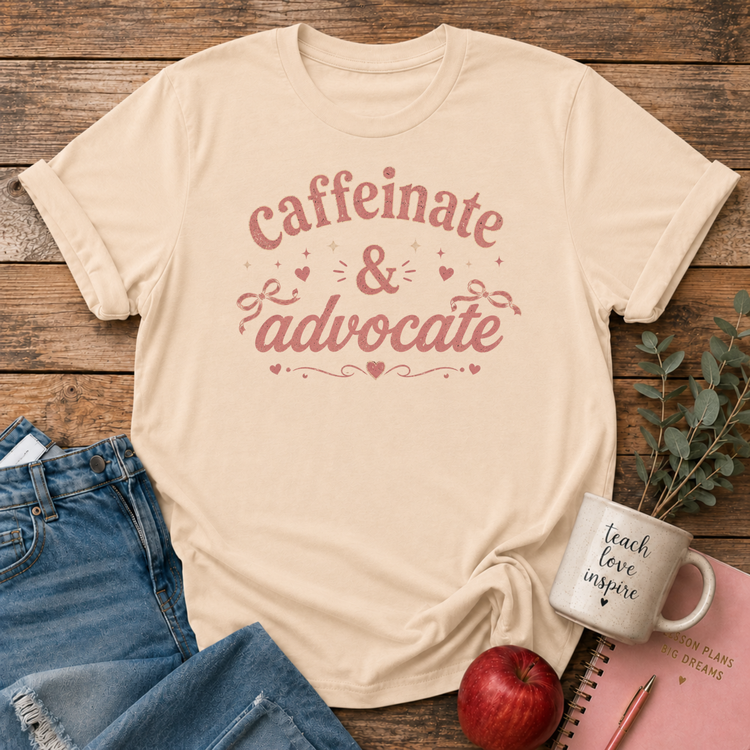 Caffeinate & Advocate T-shirt