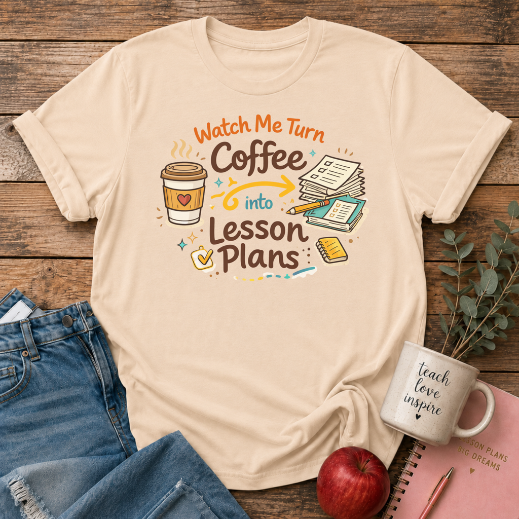 Coffee to Lesson Plans T-shirt