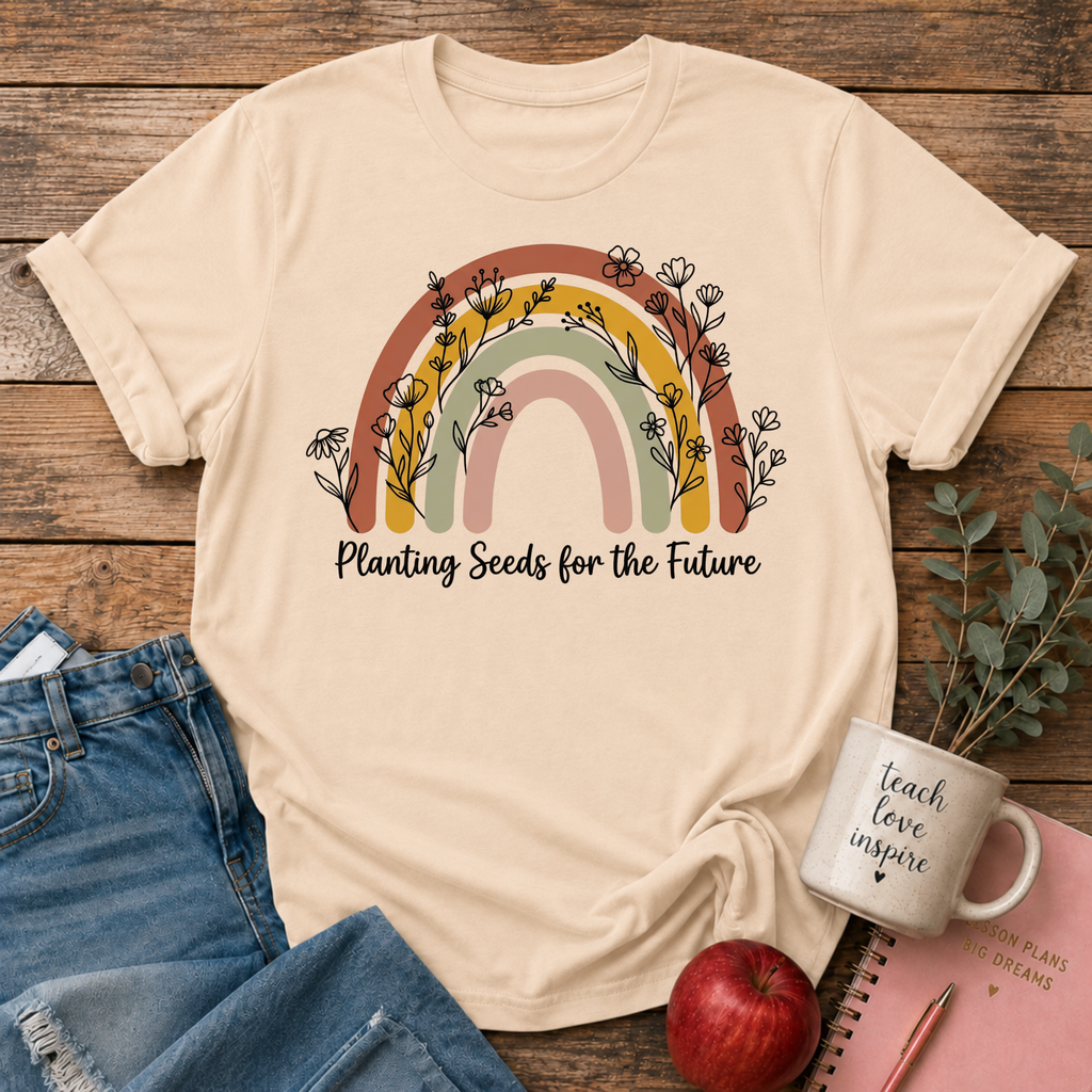 Planting Seeds Template T-shirt