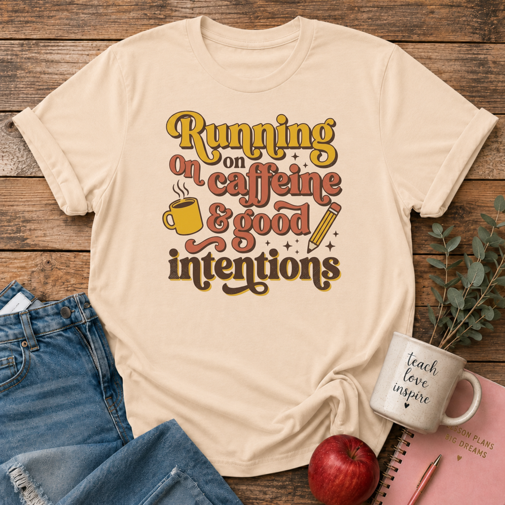 Caffeine & Good Intentions T-shirt