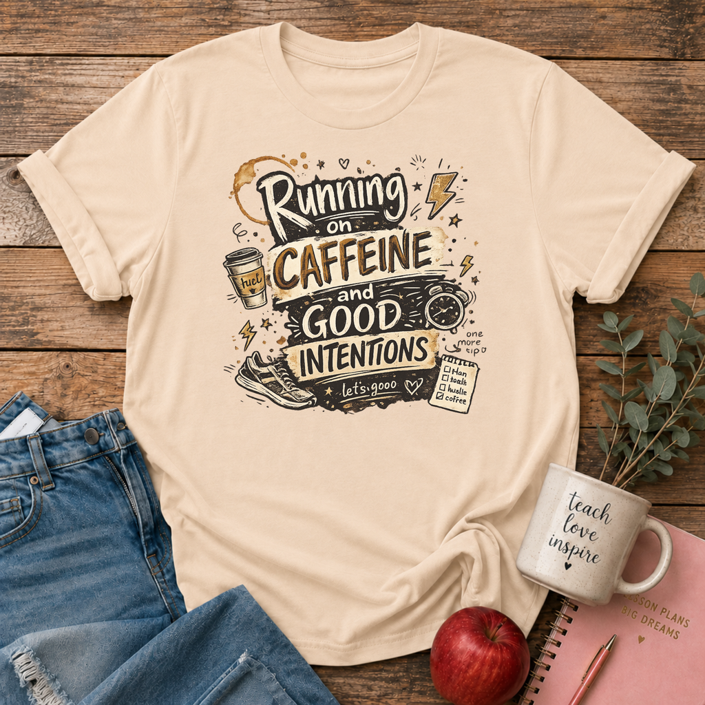 Caffeine & Good Intentions T-shirt