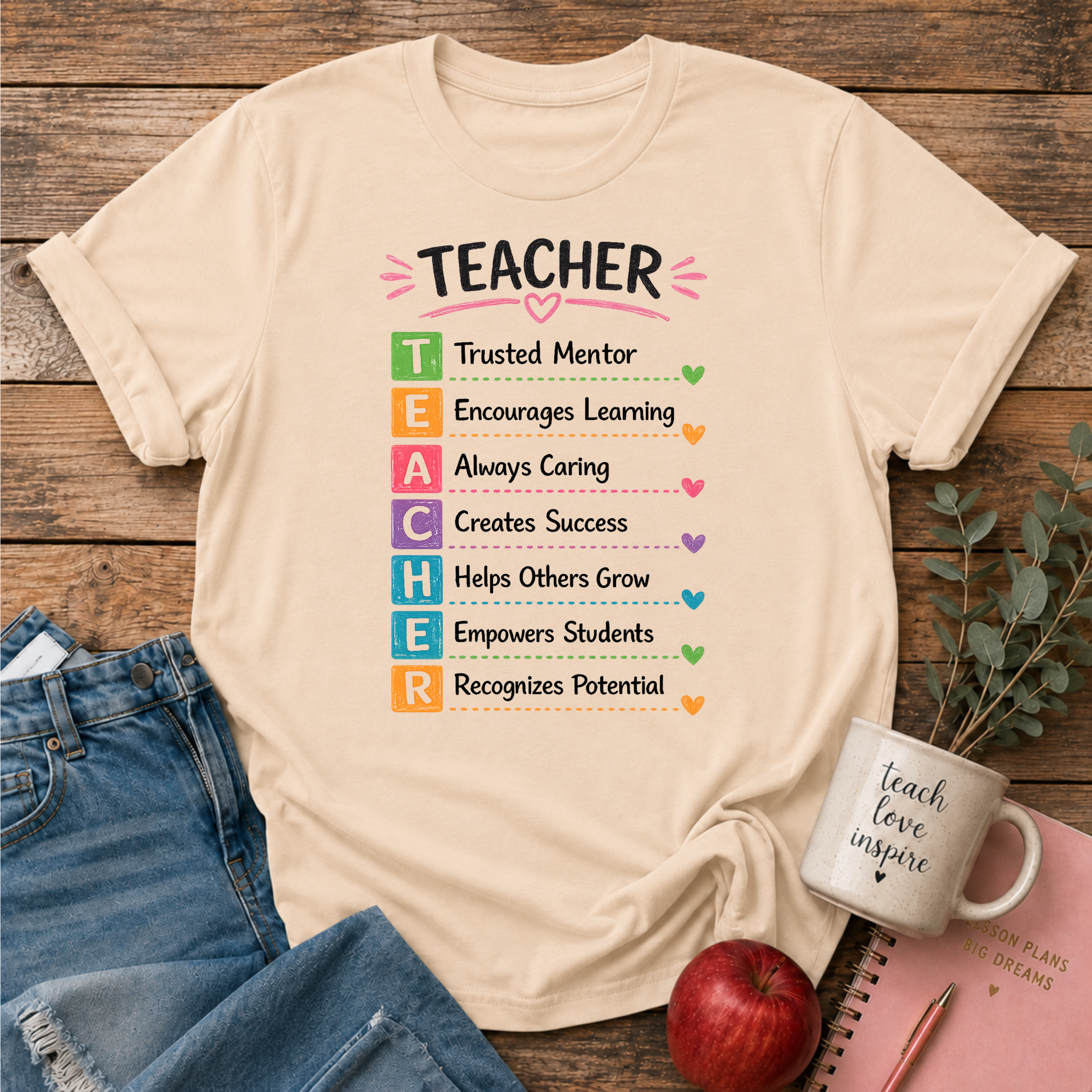 Teacher List T-shirt