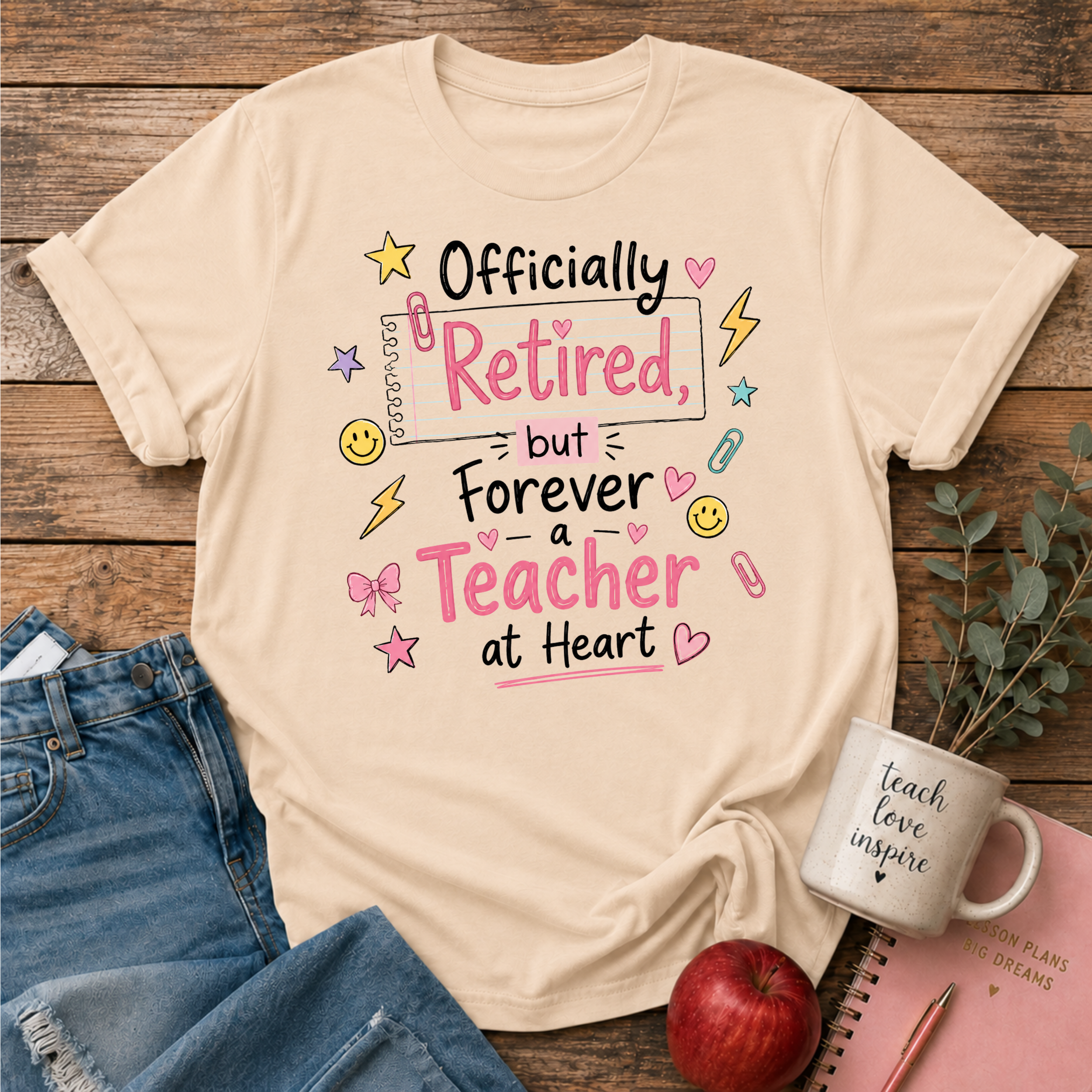 Retired Teacher T-shirt