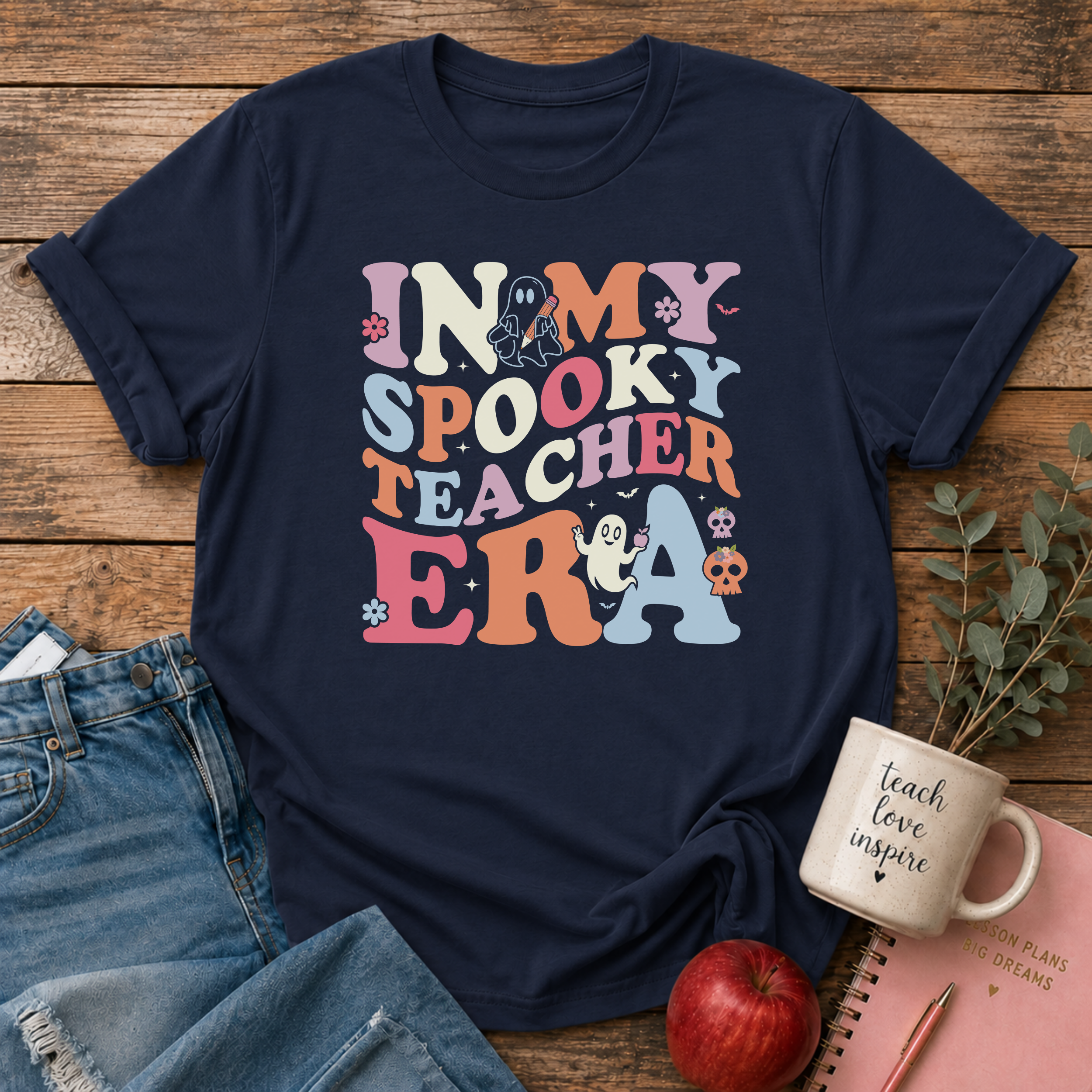 Spooky Teacher Era T-shirt