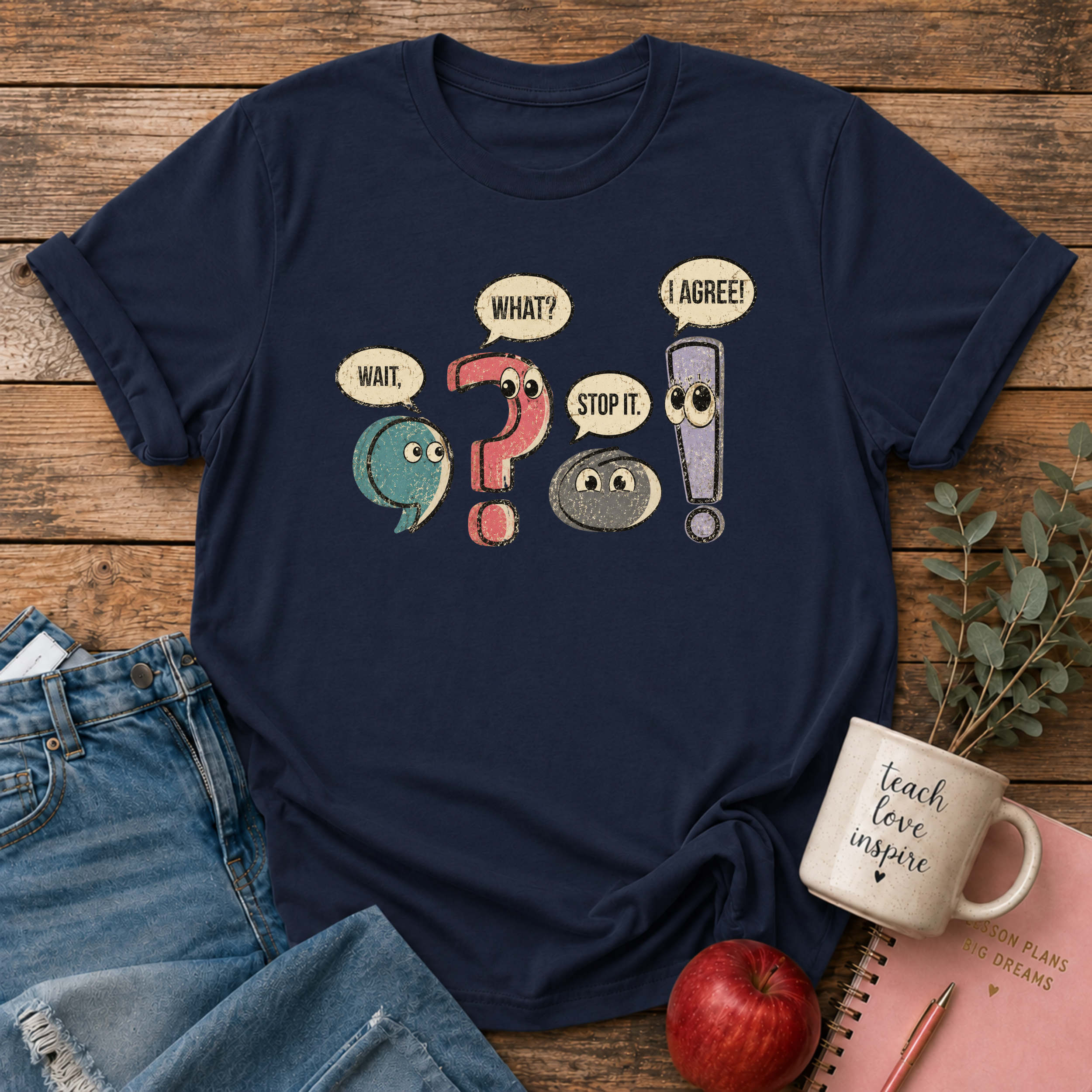 Funny Punctuation T-shirt