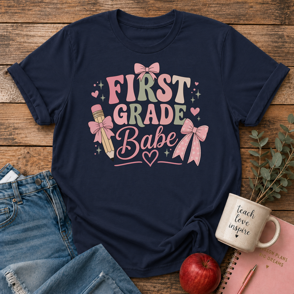 First Grade Babe T-shirt