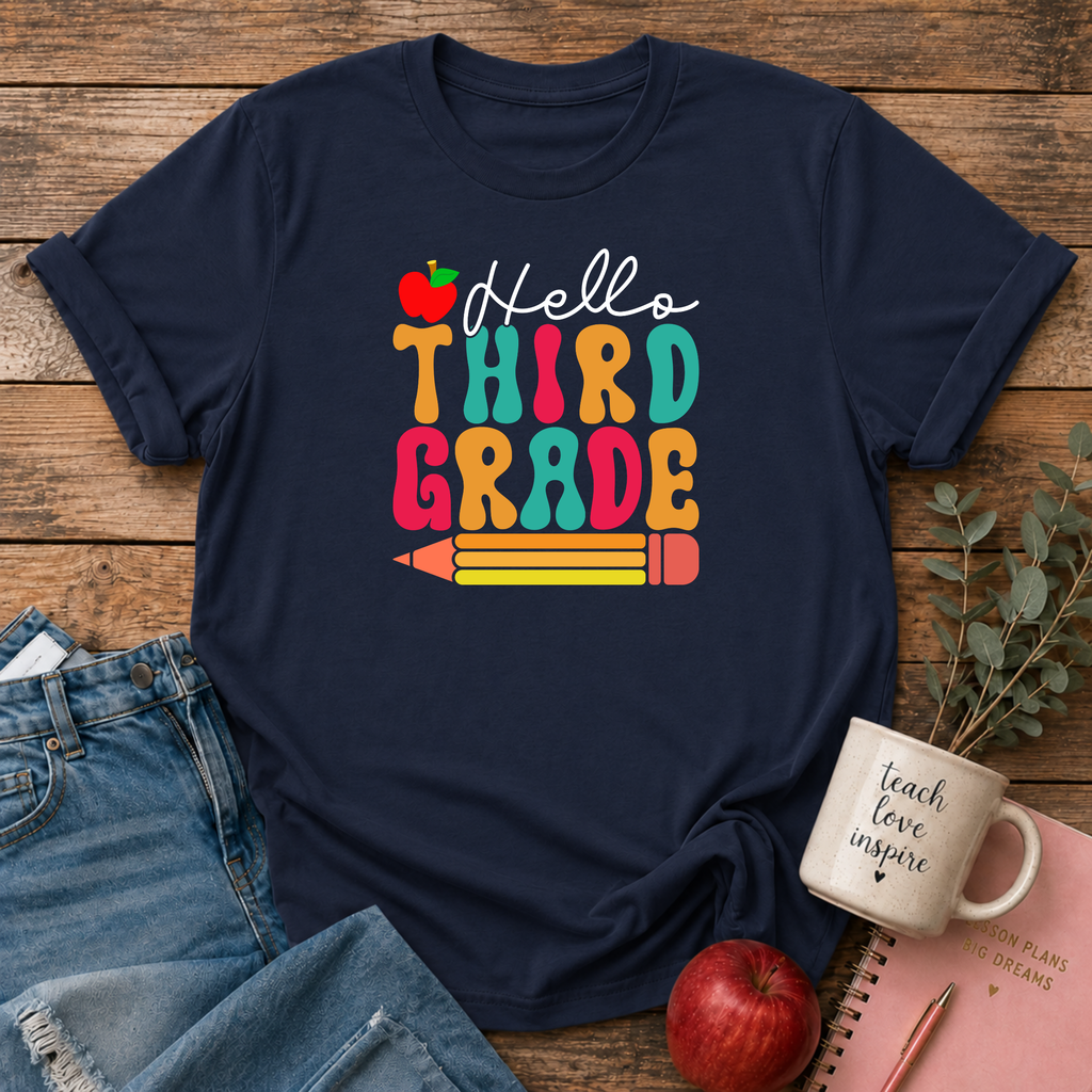 Hello Third Grade T-shirt