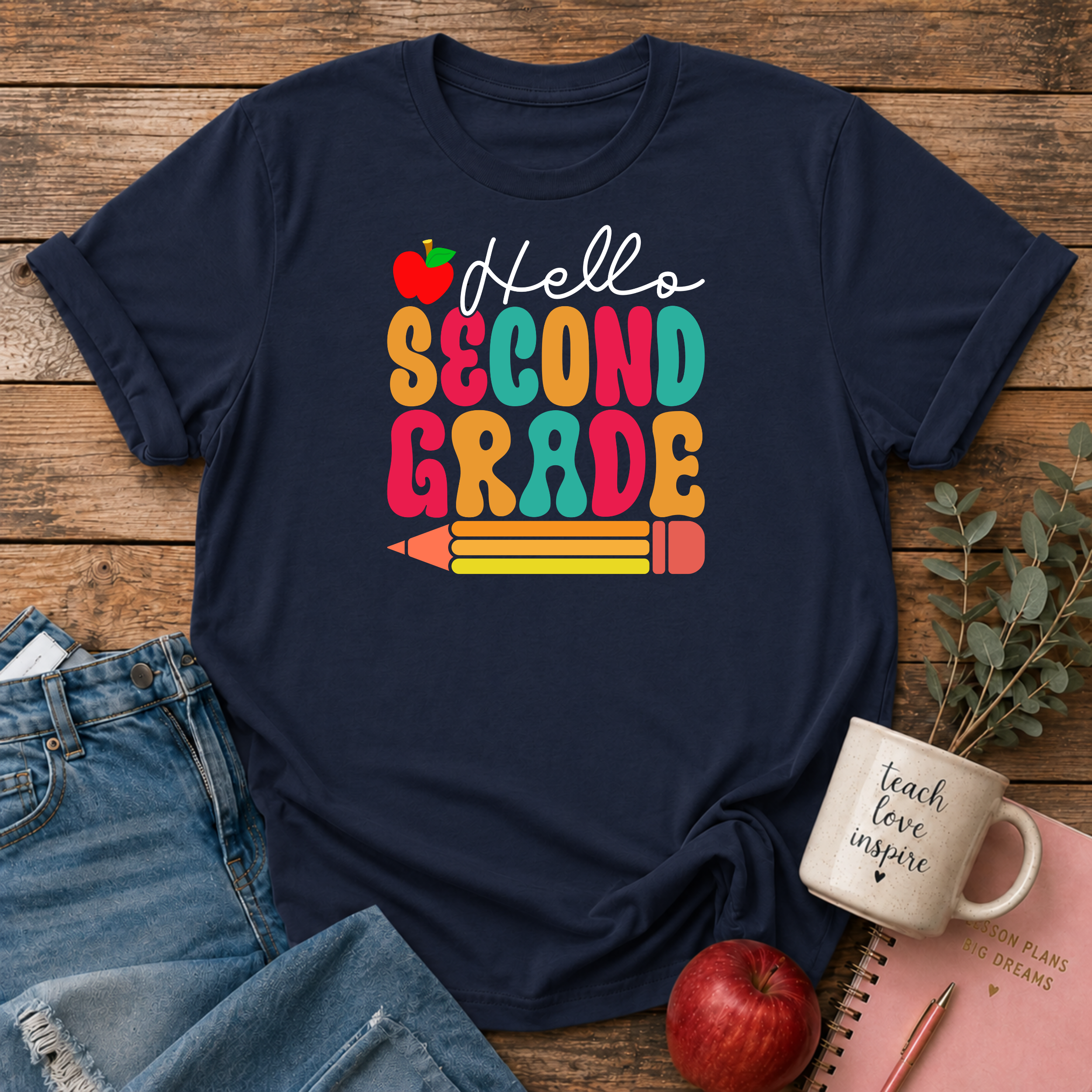 Hello Second Grade T-shirt