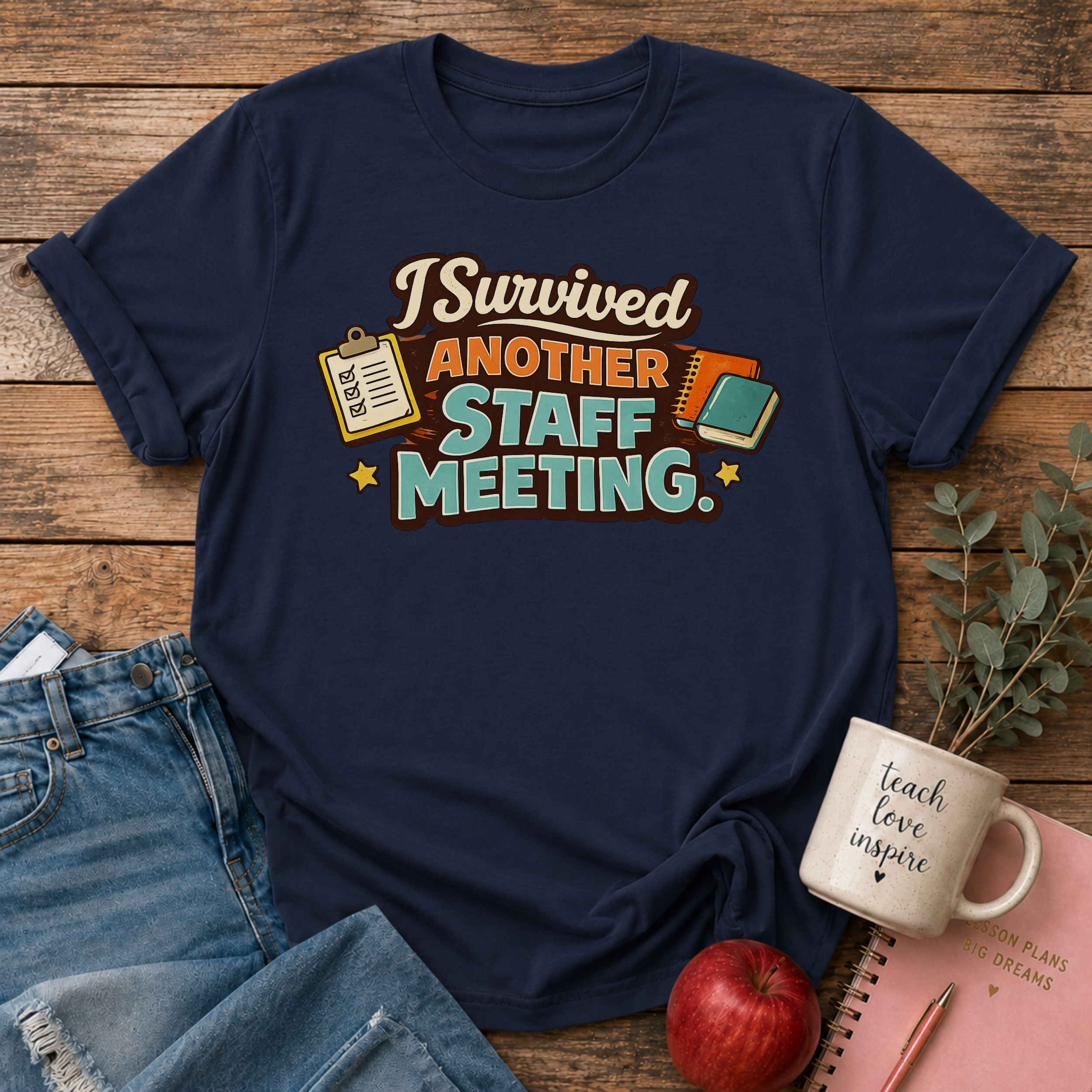 Survived Another Staff Meeting T-shirt
