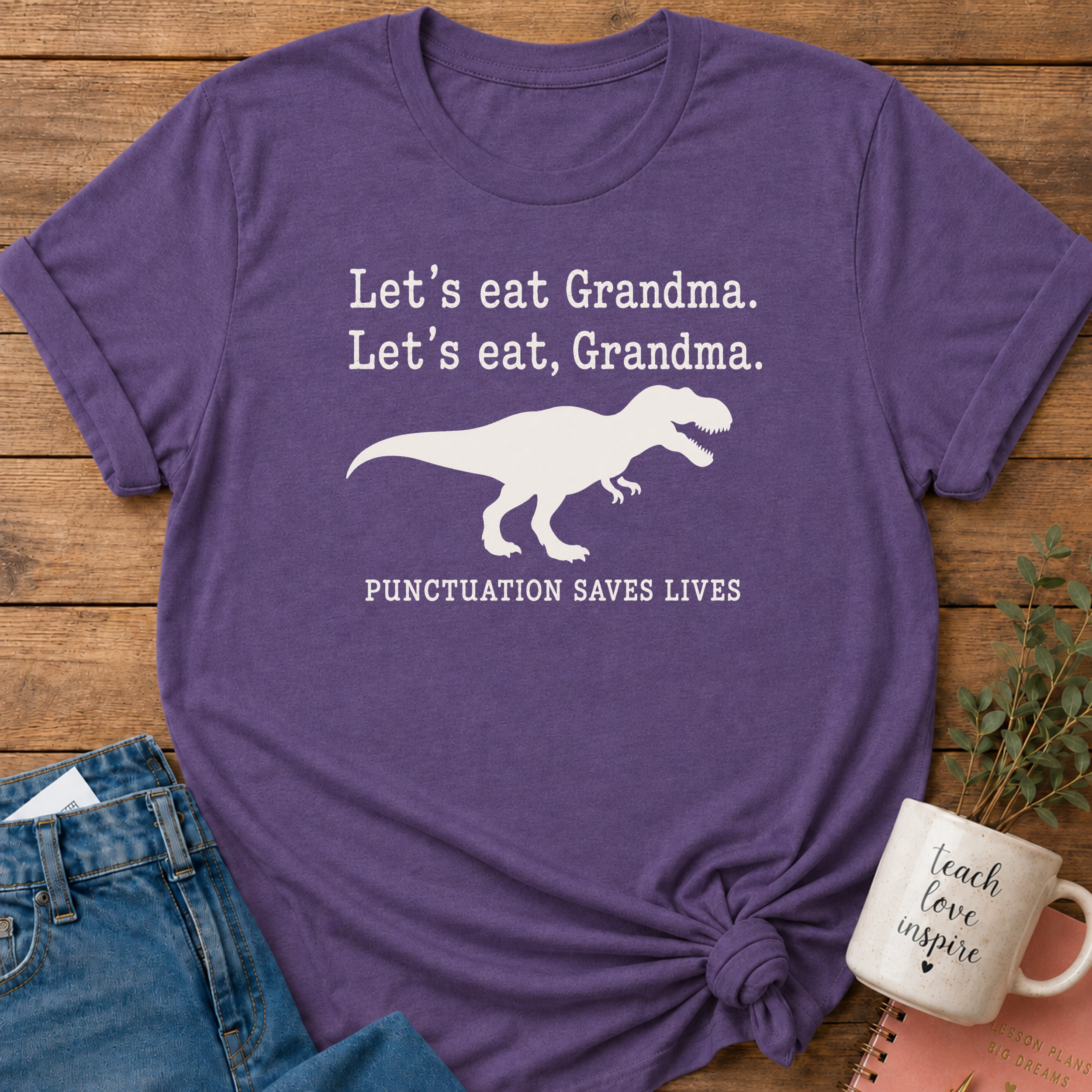 Punctuation Saves Lives T-shirt