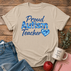 Proud Autism Teacher T-shirt