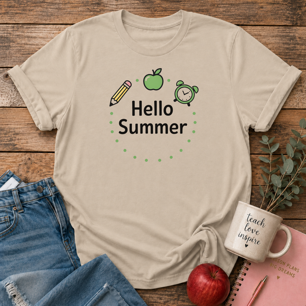 Hello Summer Pencil T-shirt