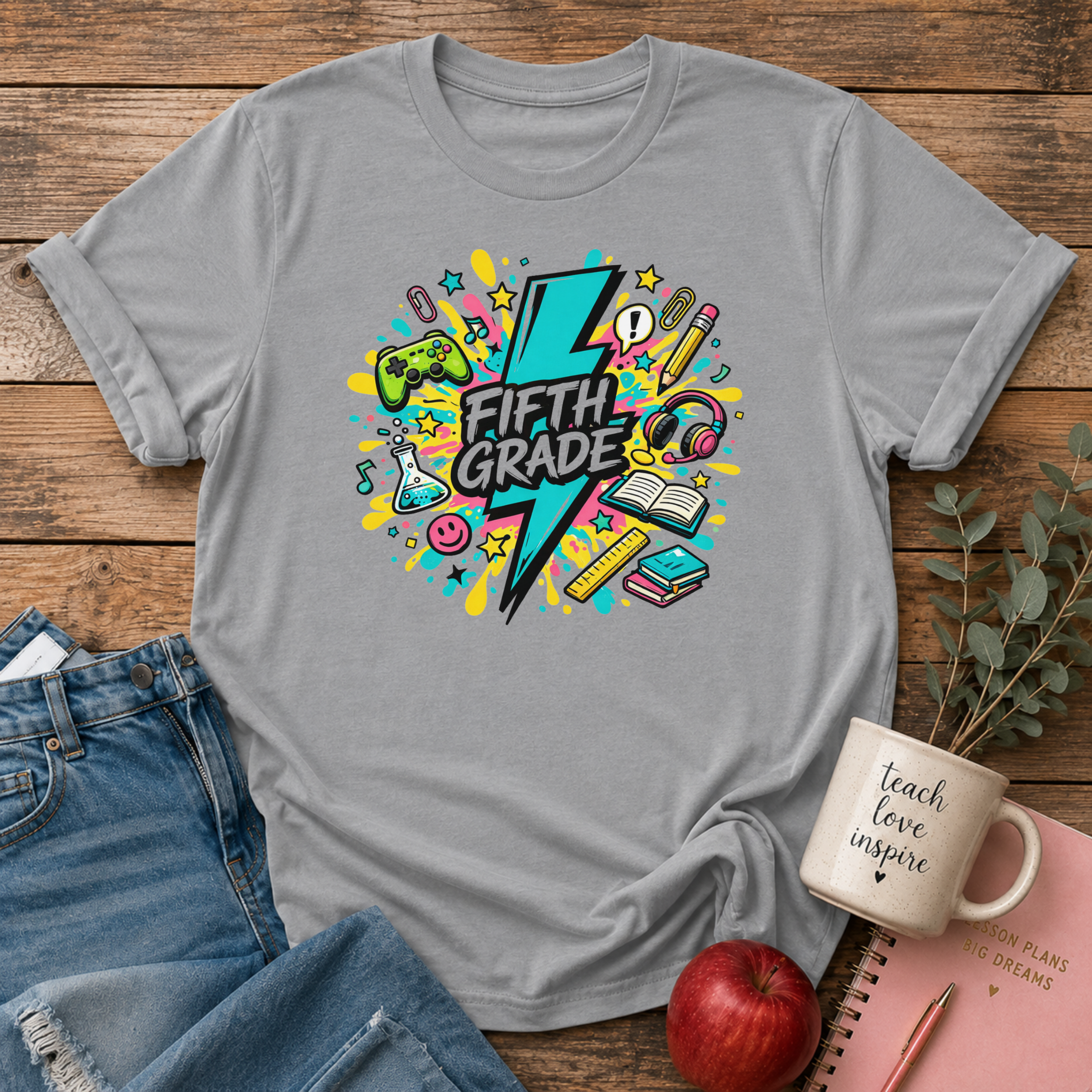 Electric Fifth Grade T-shirt