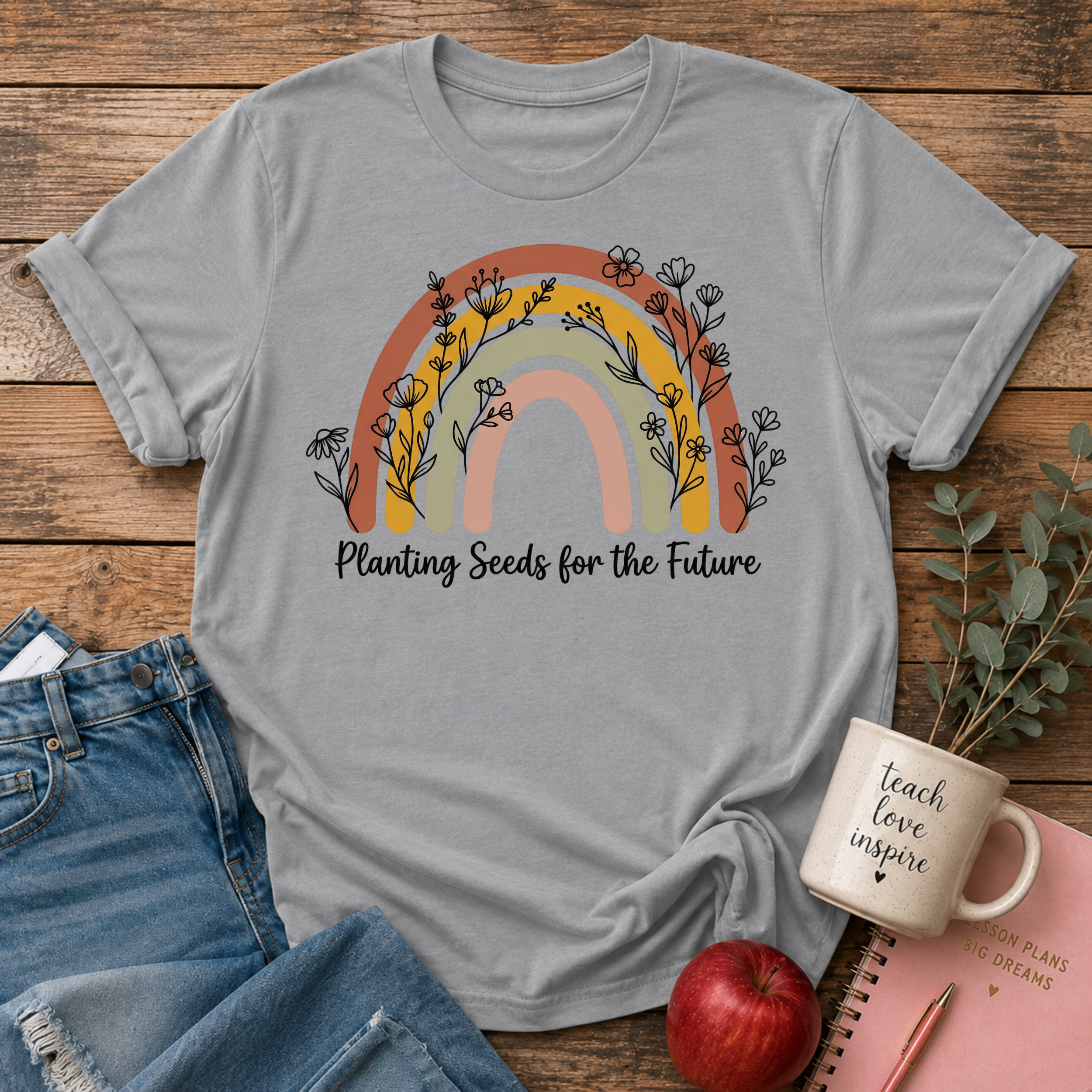 Planting Seeds Template T-shirt