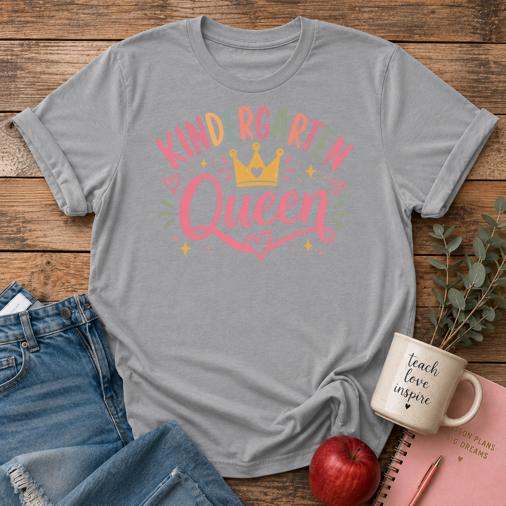 Kindergarten Queen T-shirt