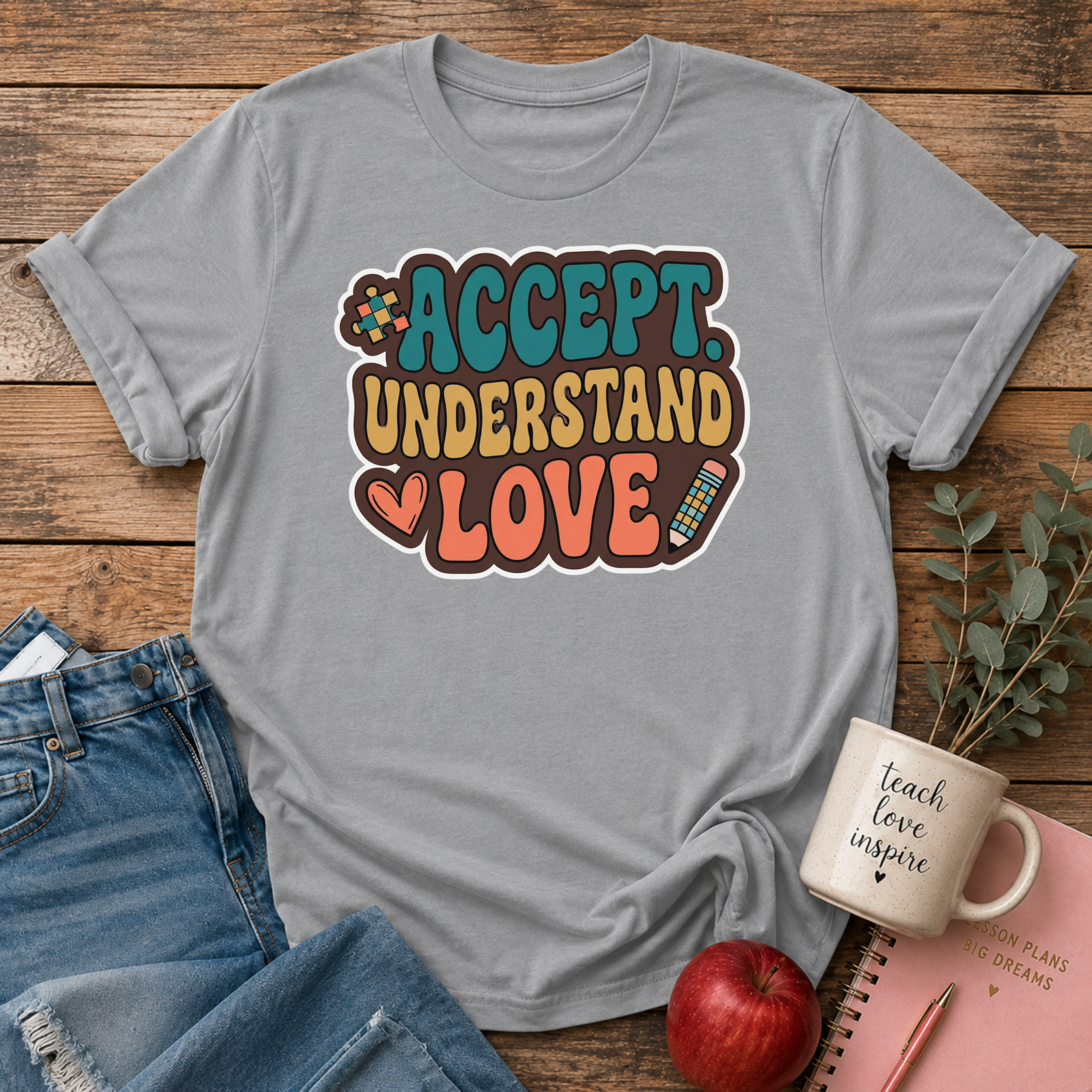Accept Understand Love T-shirt