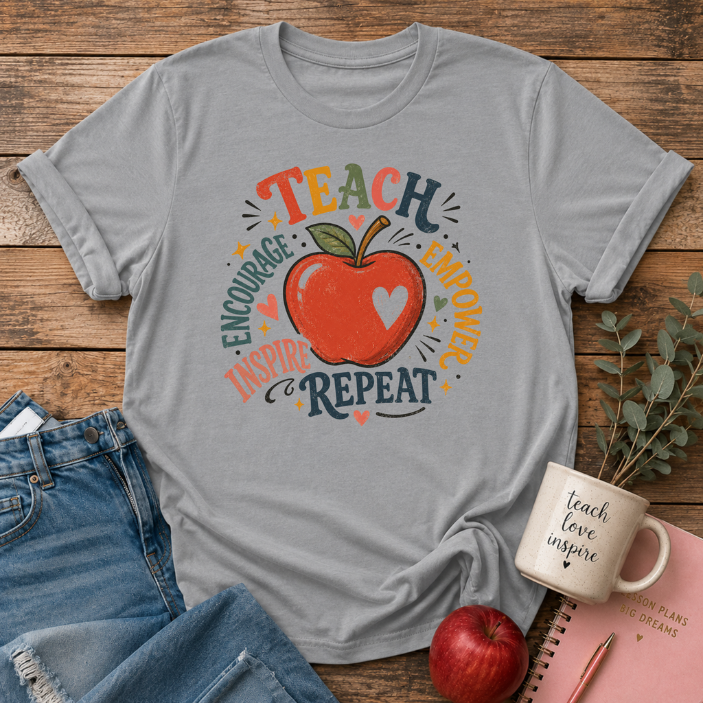 Teach Inspire Repeat T-shirt