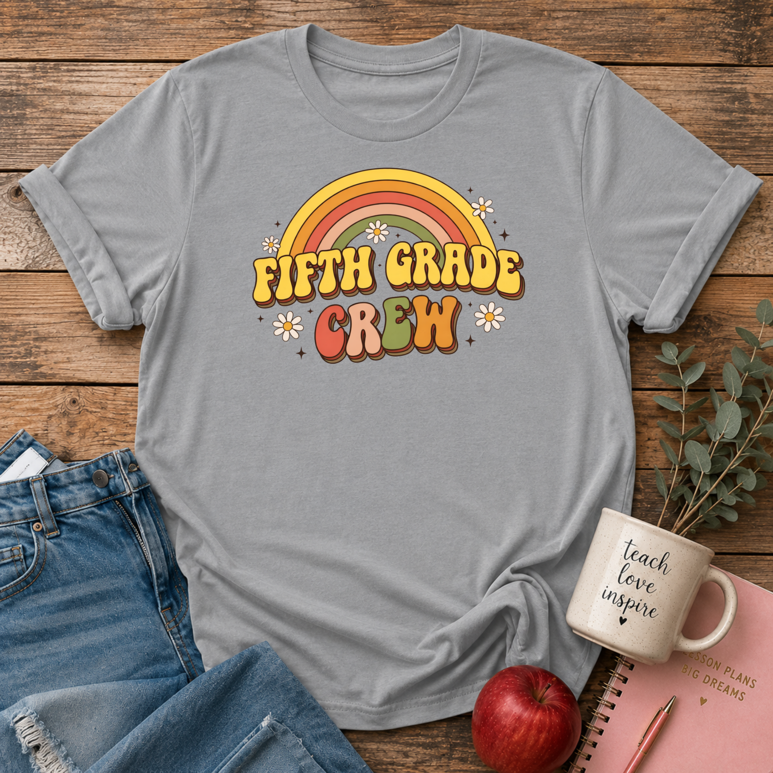 Fifth Grade Retro T-shirt