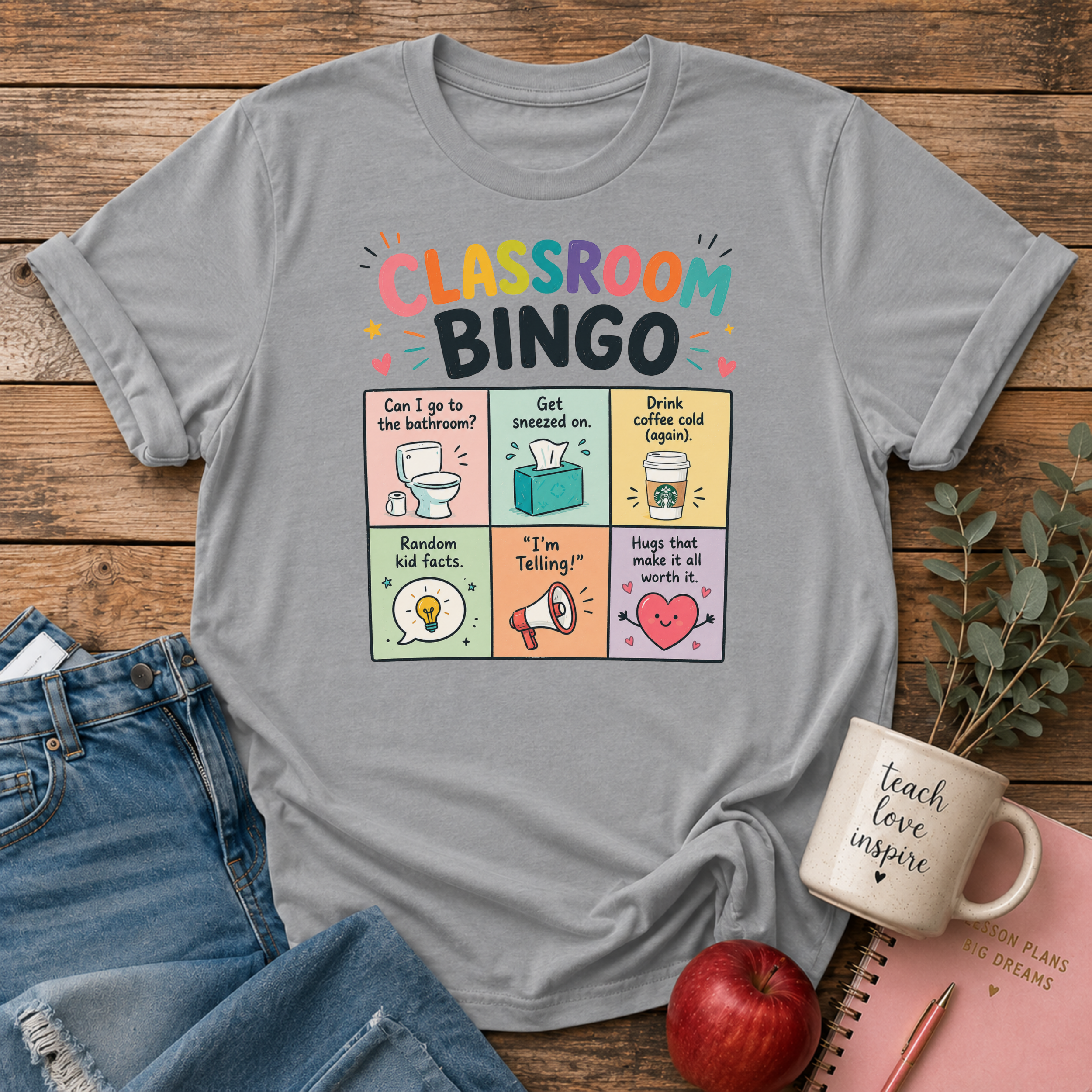 Classroom Bingo T-shirt