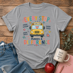 School Bus Teacher T-shirt