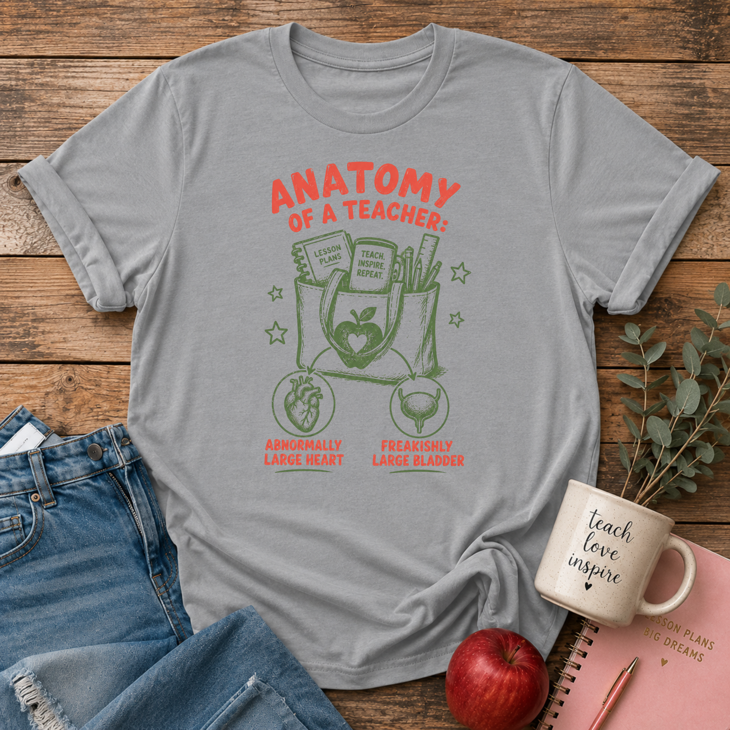 Teacher Anatomy T-shirt