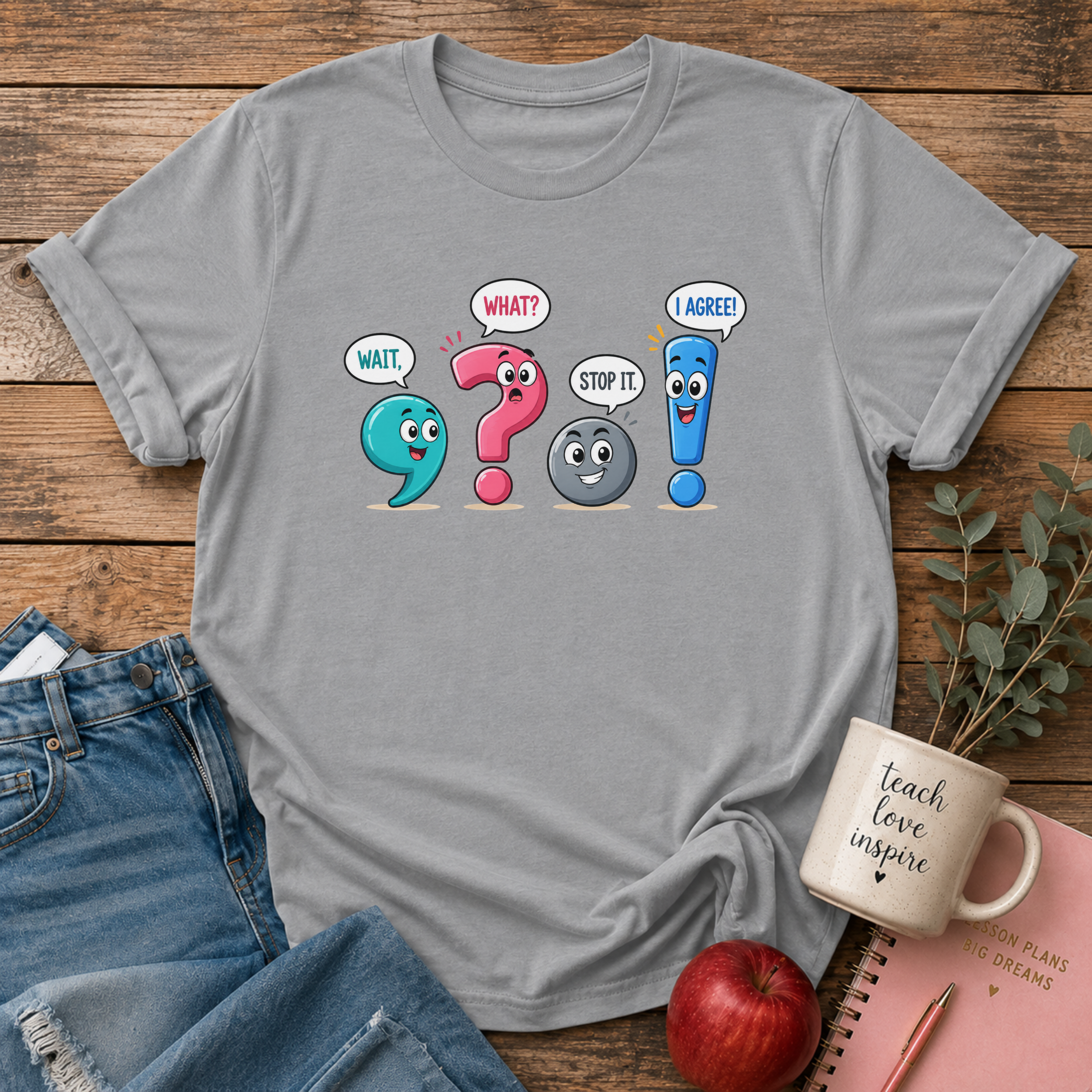 Funny Punctuation T-shirt