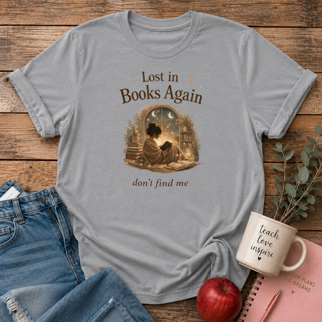 Lost in Books Again T-Shirt