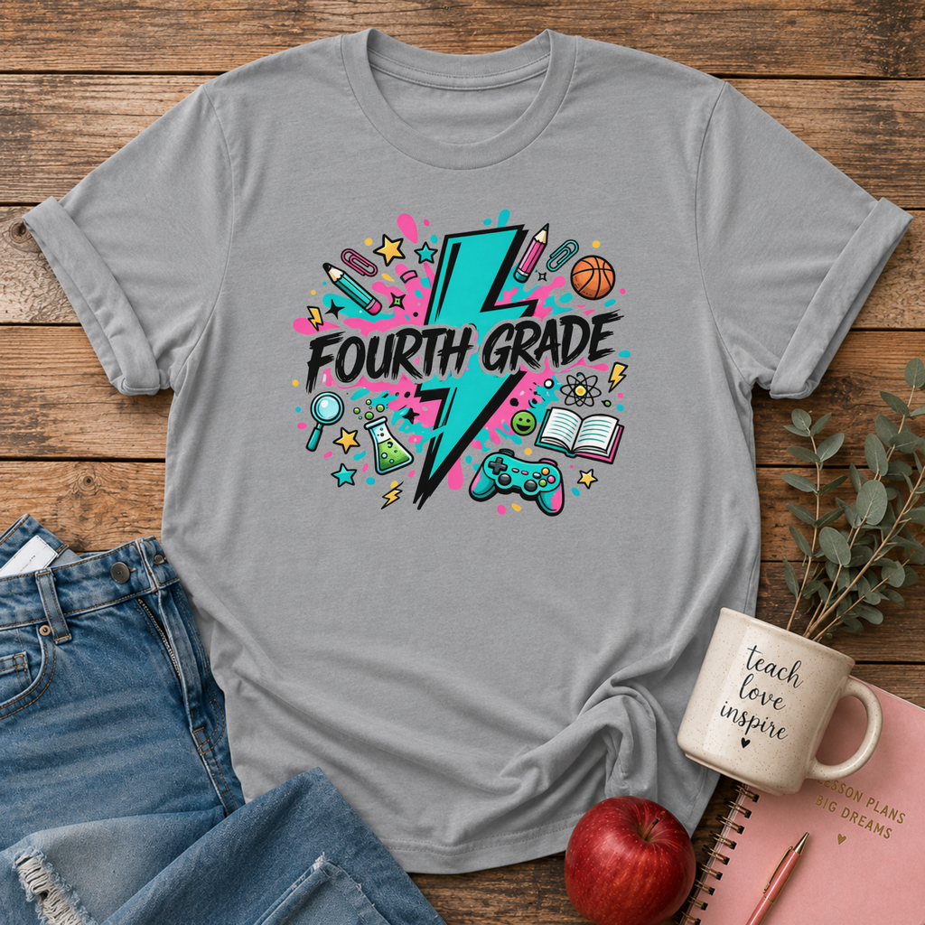 Electric Fourth Grade T-shirt