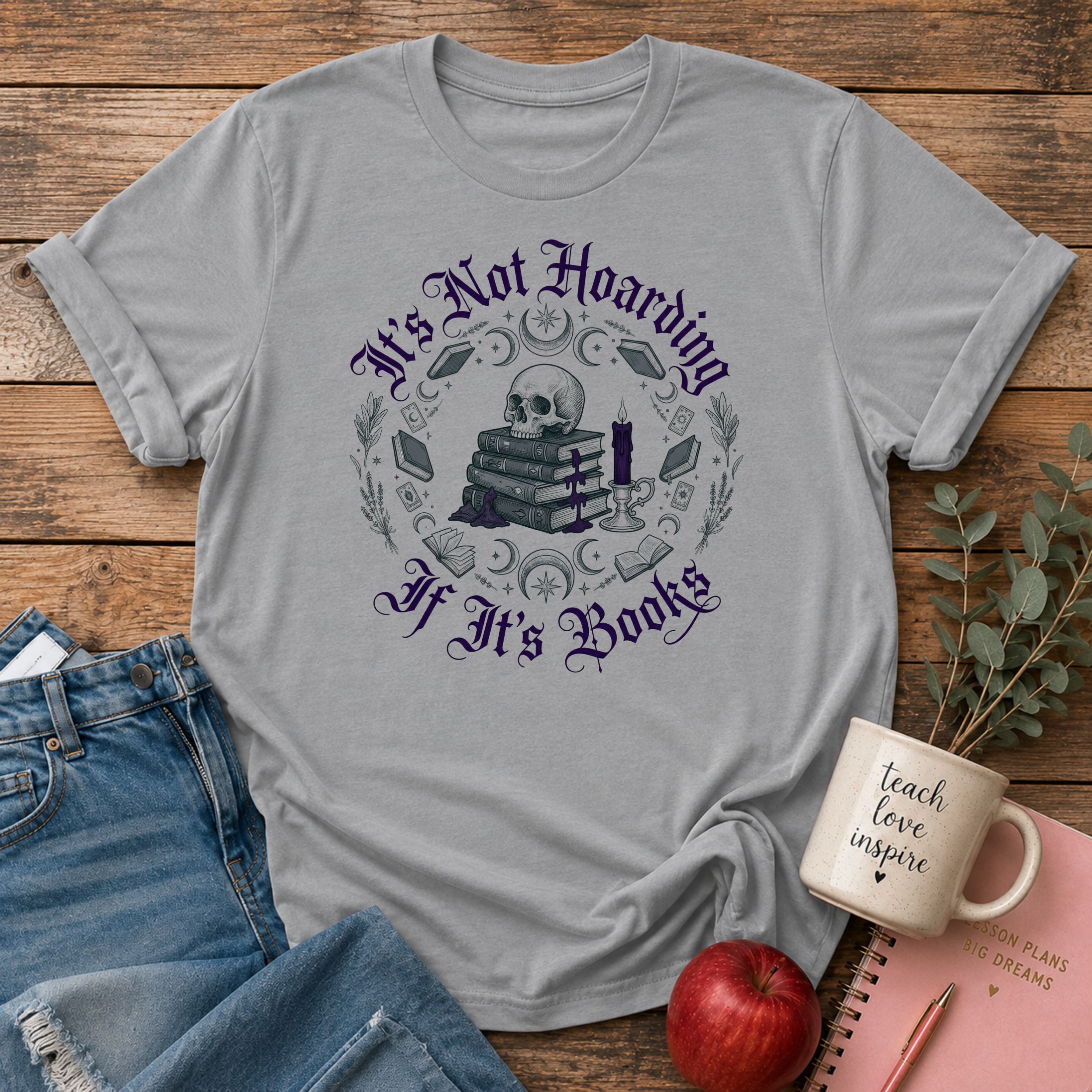 Not Hoarding if it's Books T-shirt