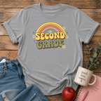 Second Grade Retro T-shirt