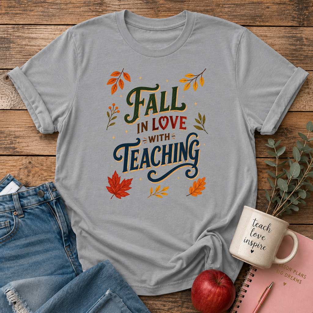 Fall in Love with Teaching T-shirt