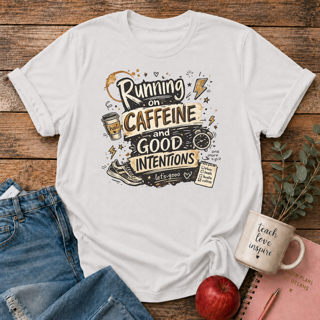 Caffeine & Good Intentions T-shirt