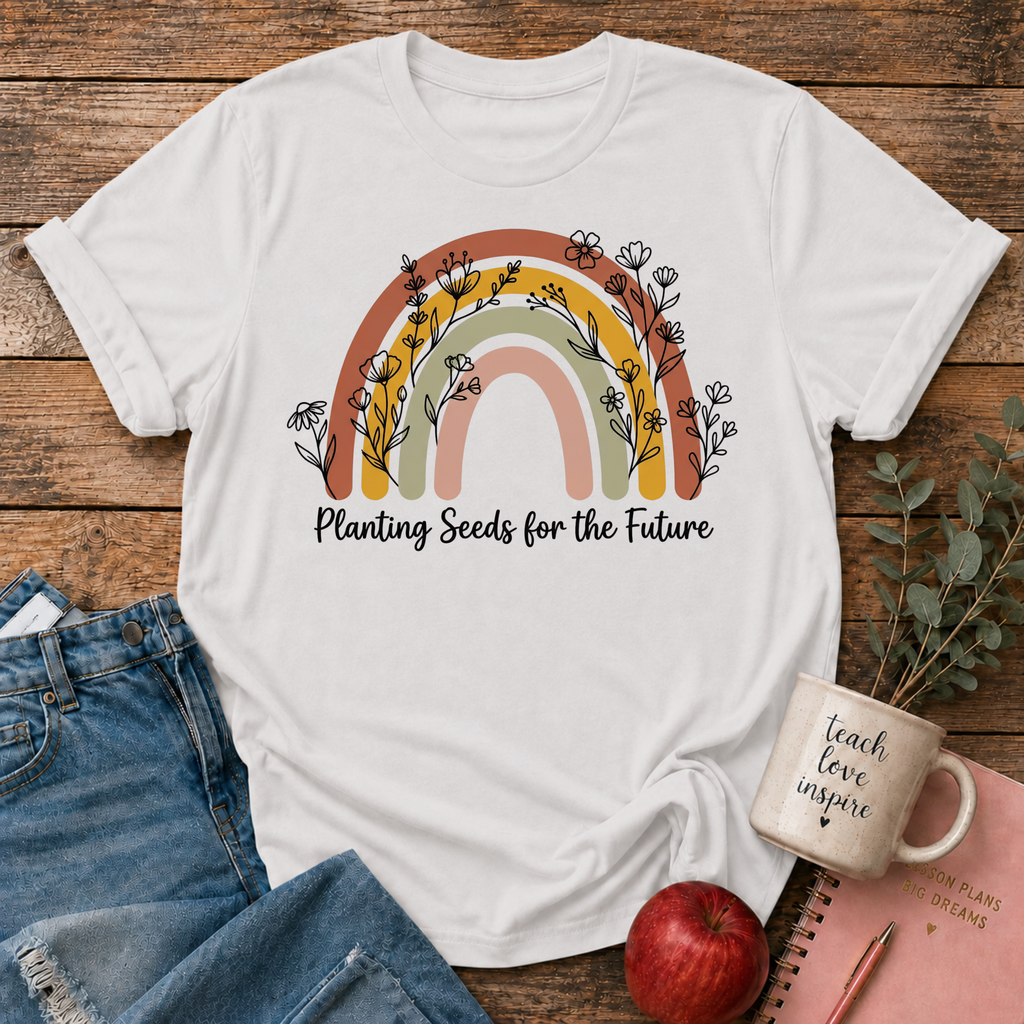 Planting Seeds Template T-shirt
