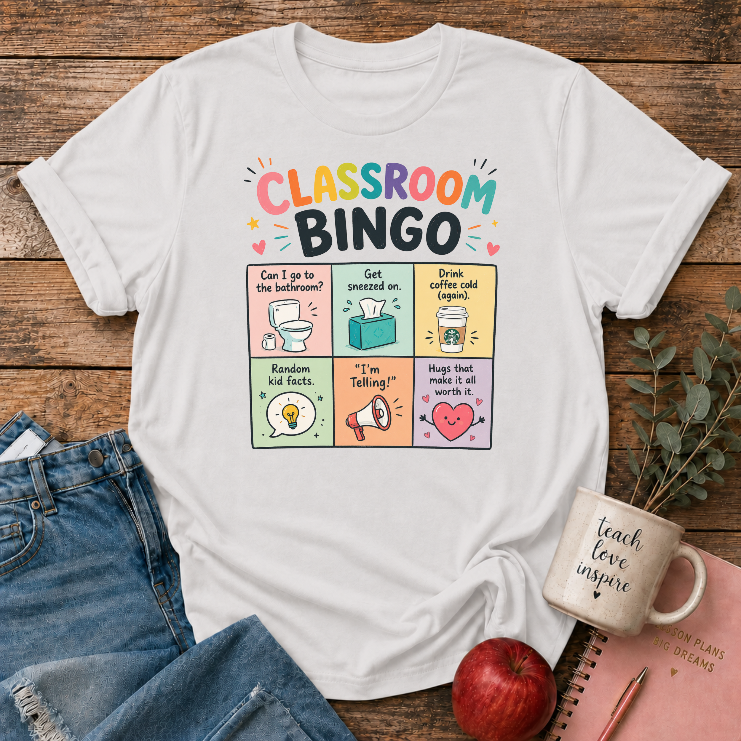 Classroom Bingo T-shirt