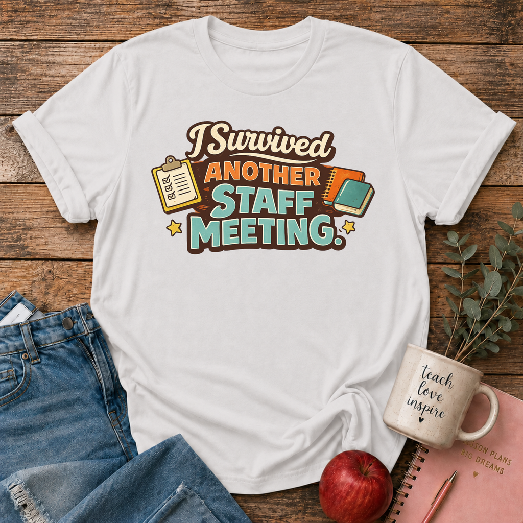 Survived Another Staff Meeting T-shirt