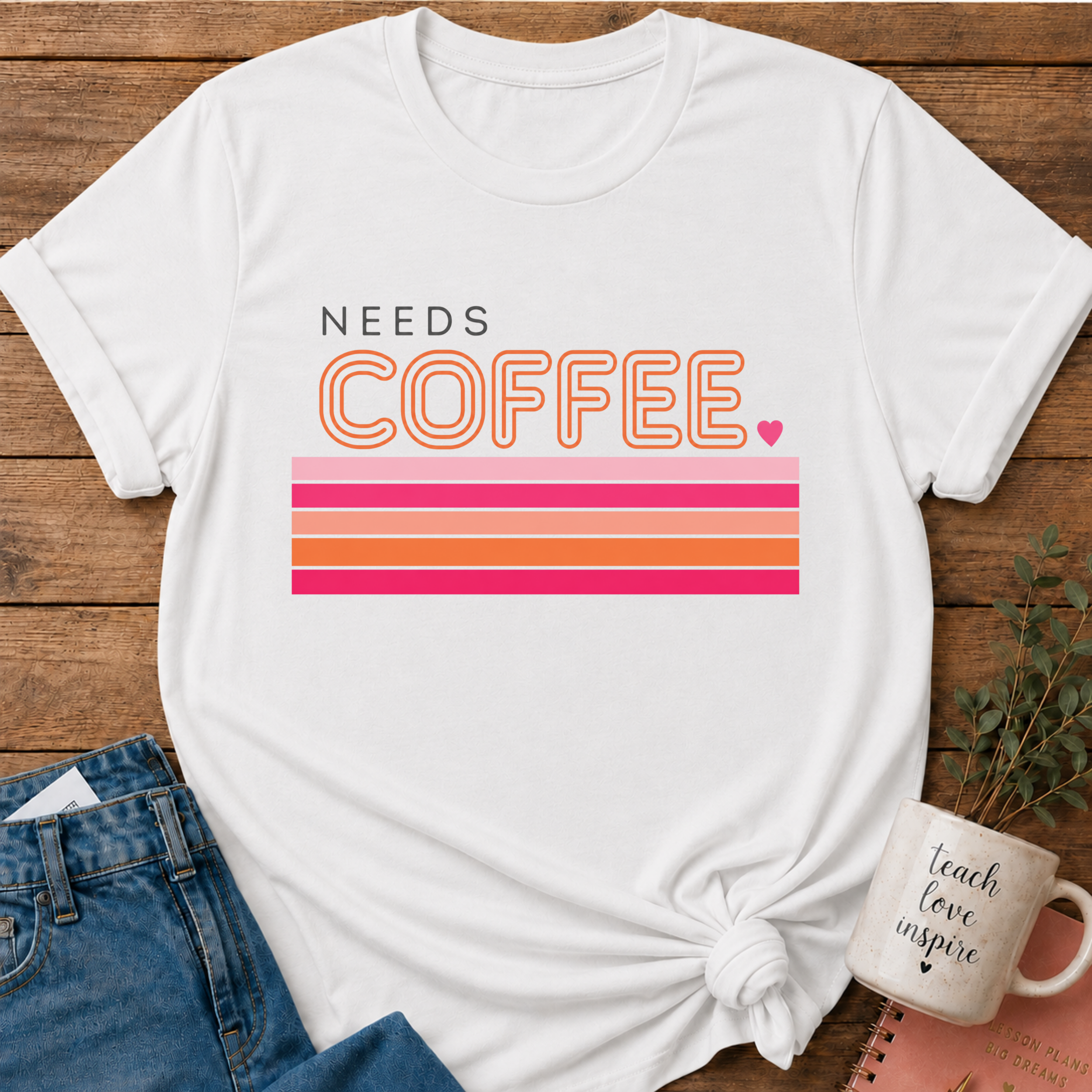 Needs Coffee T-shirt