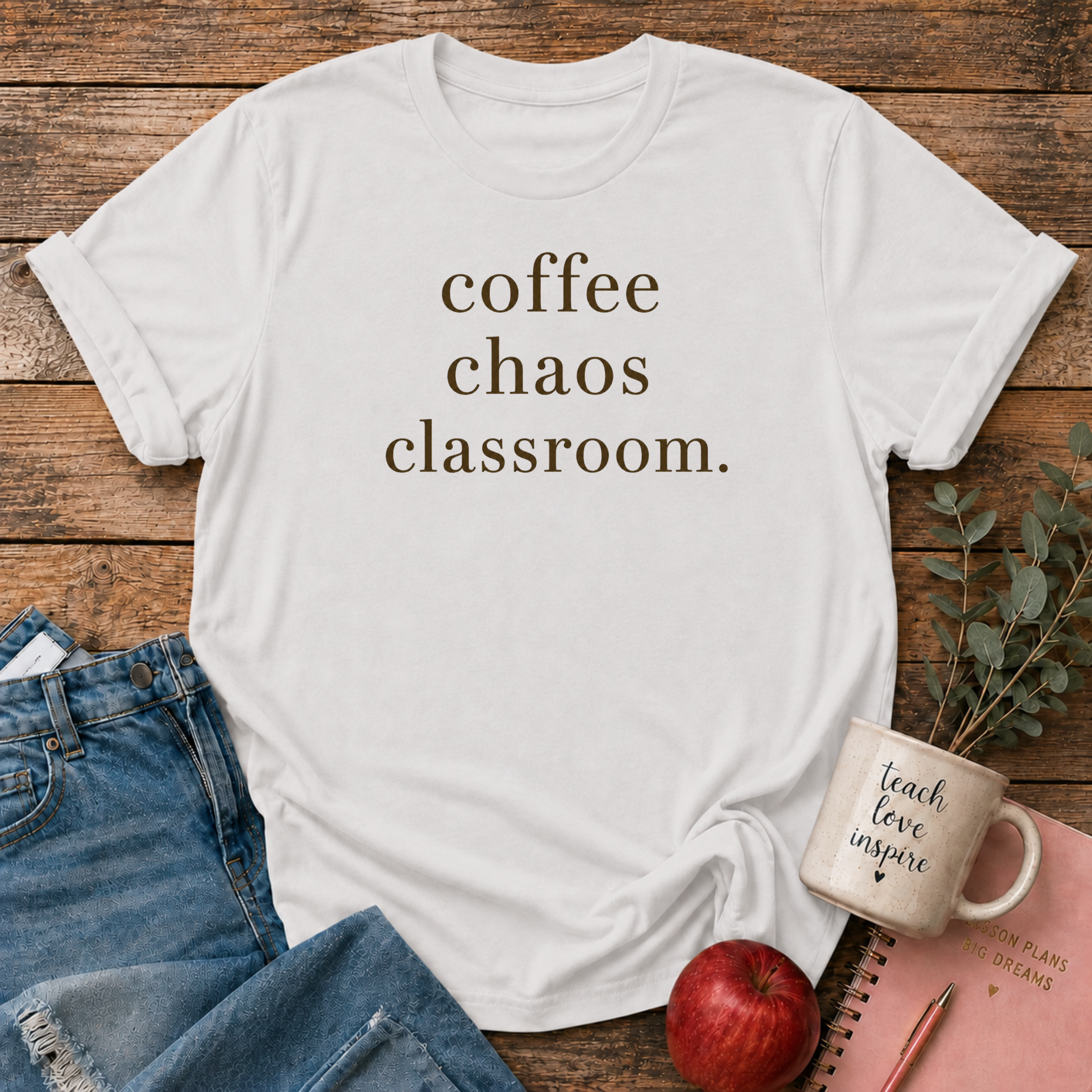 Coffee Chaos Classroom T-shirt