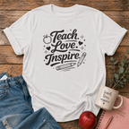 Teach Love Inspire Black T-shirt