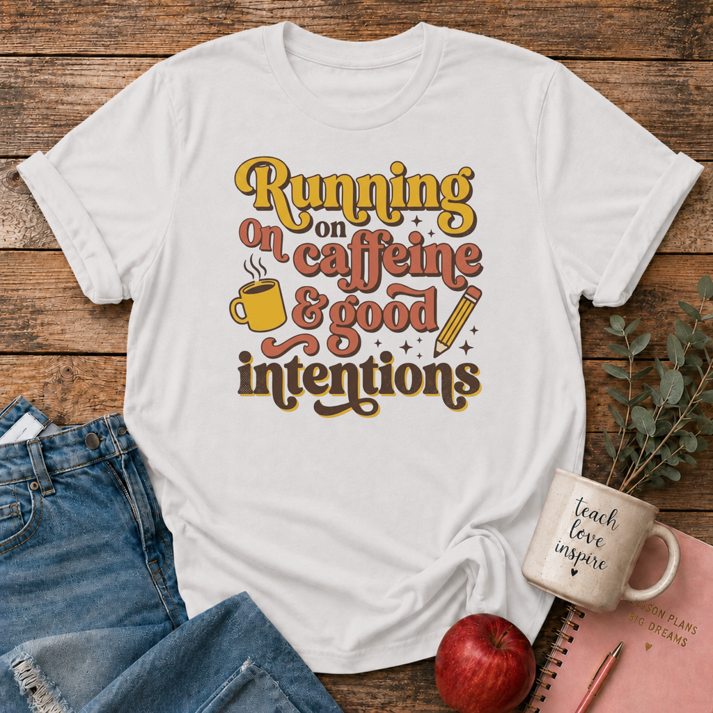 Caffeine & Good Intentions T-shirt
