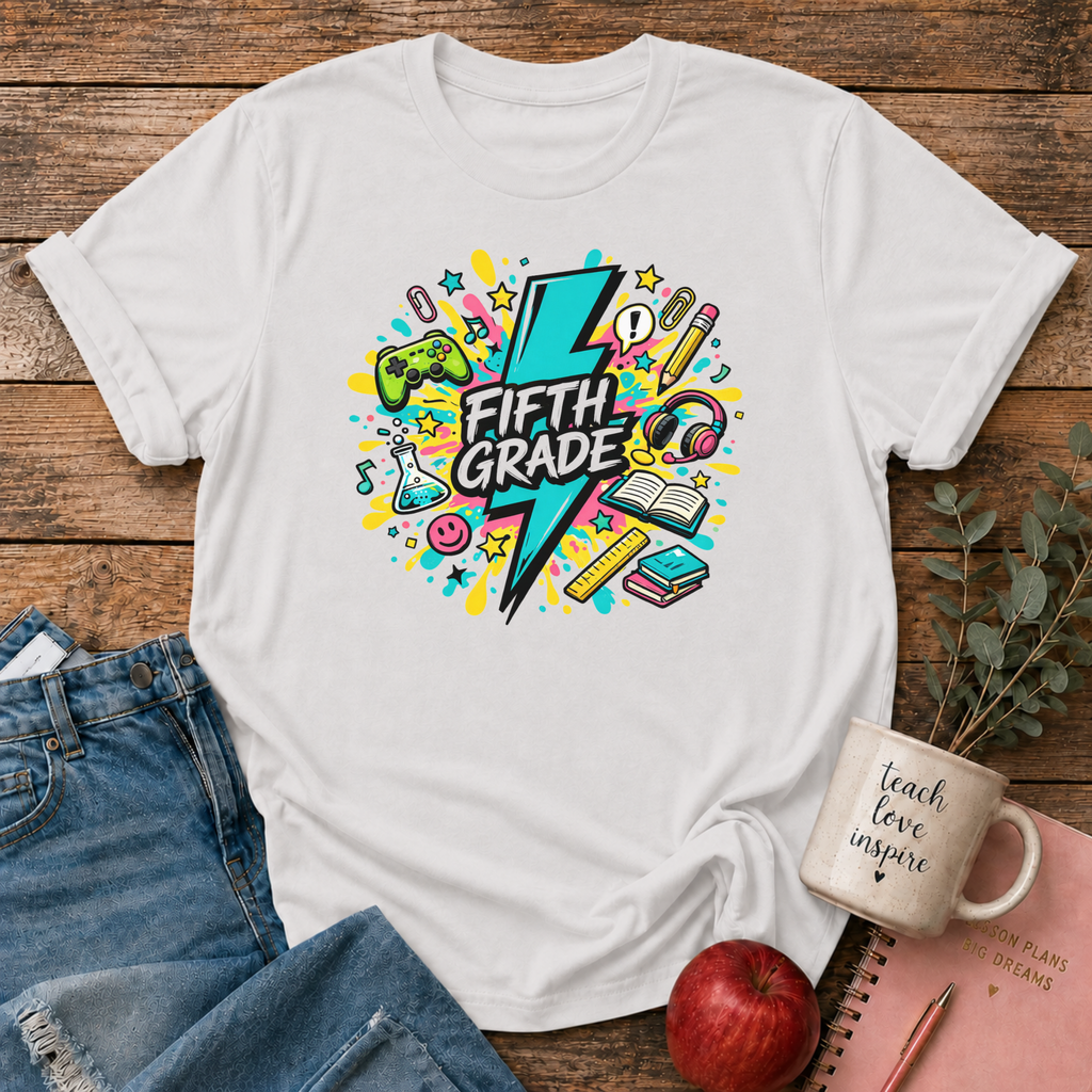 Electric Fifth Grade T-shirt