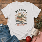 Funny Reading Therapy T-shirt