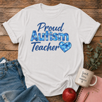 Proud Autism Teacher T-shirt