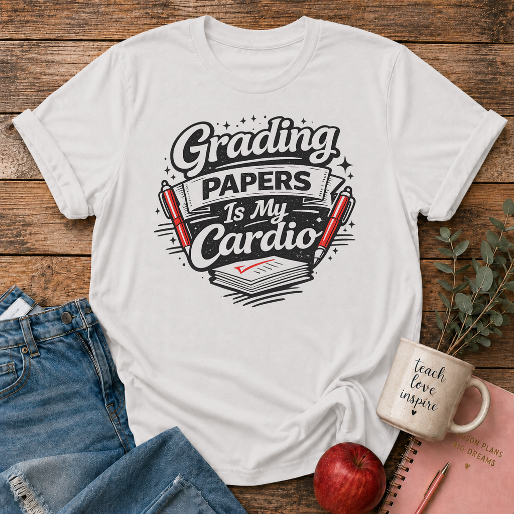 Grading Papers is Cardio T-shirt