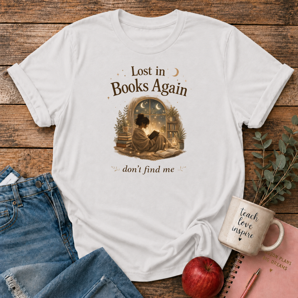 Lost in Books Again T-Shirt