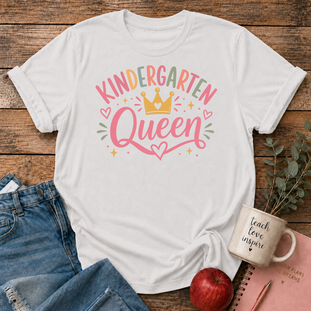 Kindergarten Queen T-shirt