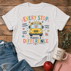 School Bus Teacher T-shirt