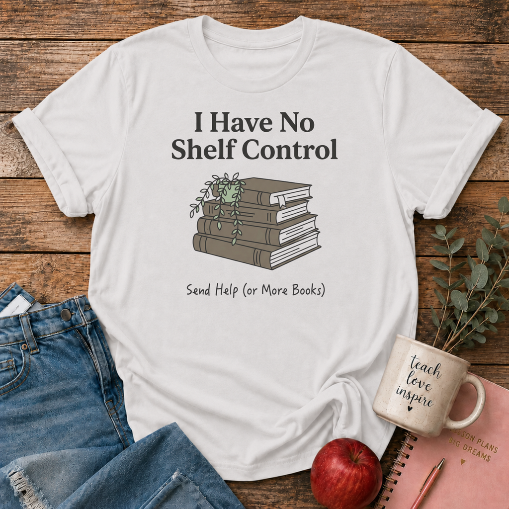 No Shelf Control Send Help T-shirt